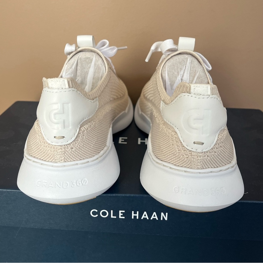 {Cole Haan} Grand Crosscourt Stitchlite RunOX Sneaker in Crystal Gray Knit - Picture 5 of 9